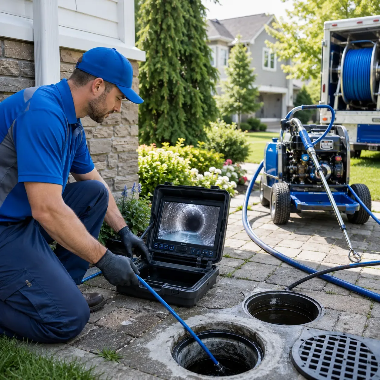 Outdoor drain cleaning professionals serving Nevada, MO